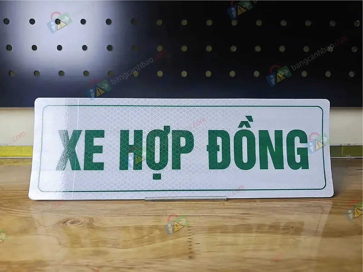 Nhãn Phản Quang 3M – Biển Nhận Diện Xe Chuyên Dụng Bền Đẹp, Siêu Sáng Ban Đêm - 2